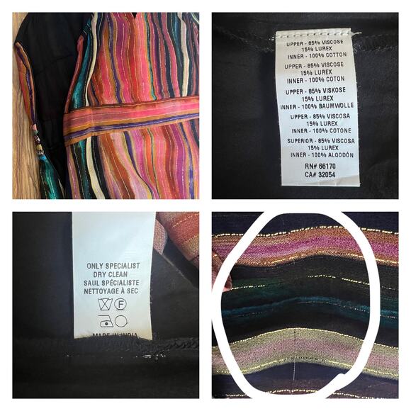 Bl^nk London Artista Maxi Dress Size SP - Picture 8 of 13